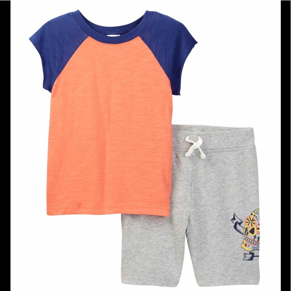 🔥NWT SPLENDID Boys Screened Short Set